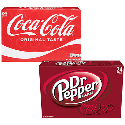 coca cola or dr pepper soft drinks Acme Coupon