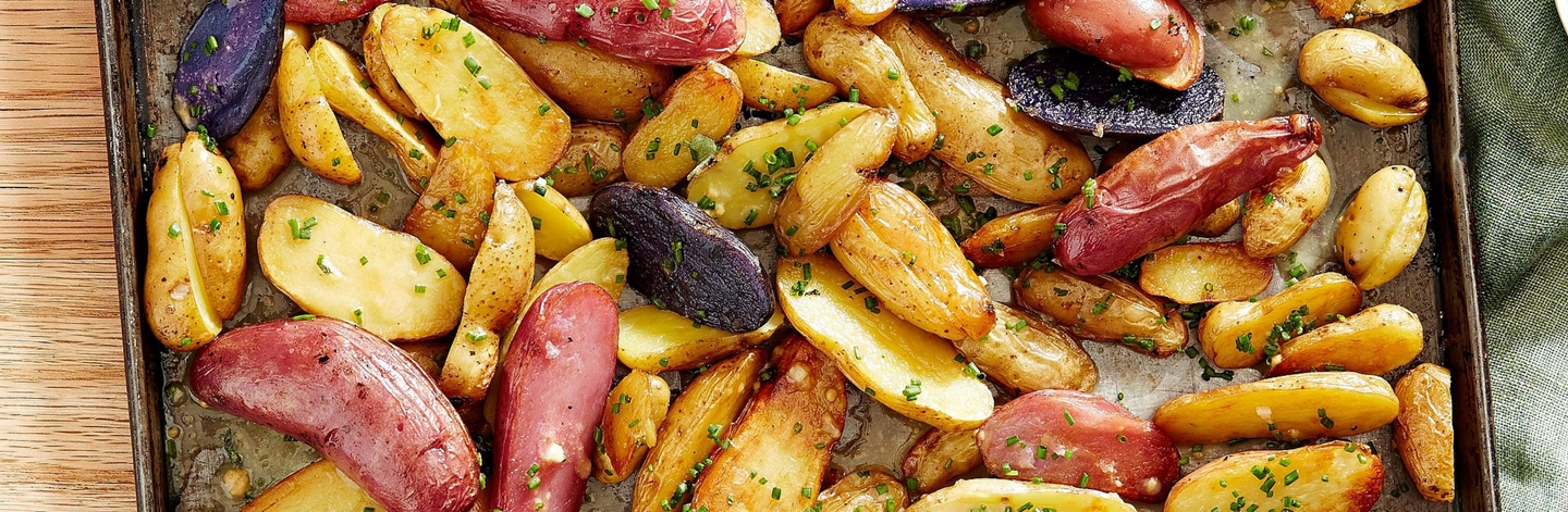 Fingerling Potatoes with Chive Vinaigrette