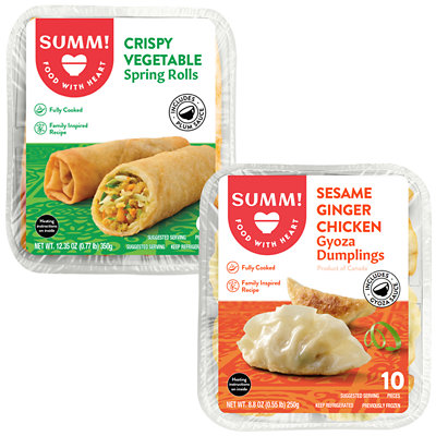 summ spring rolls or gyoza dumplings Acme Coupon