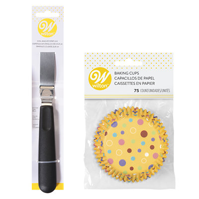 Buy ONE Wilton Spatula & Get ONE 75-ct. baking cups. Limit...