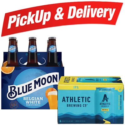 blue moon white claw or athletic Albertsons Coupon