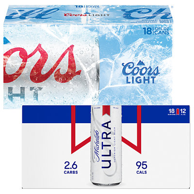 18-20-pk. Or 18-pk. Michelob Ultra or 12-pk. Firestone....