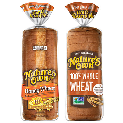 nature s own 100 whole wheat or butter bread Albertsons Coupon
