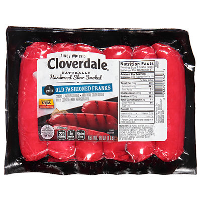 cloverdale old fashioned franks Jewel-osco Coupon