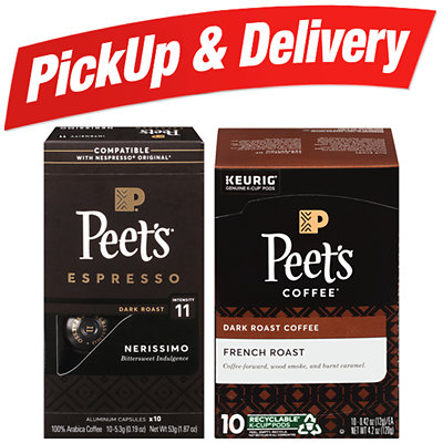 peet s espresso capsules or coffee k cups Acme Coupon