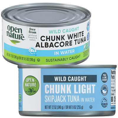 open nature tuna or albacore Acme Coupon