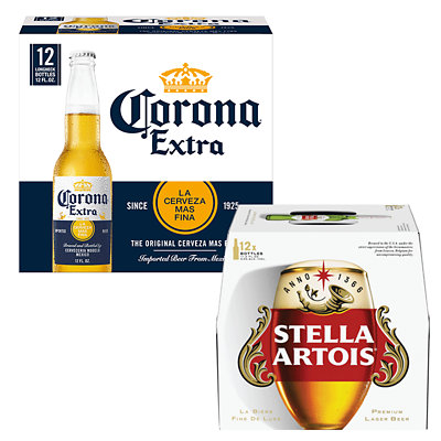 corona white claw sockeye or stella artois Albertsons Coupon