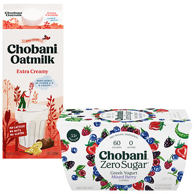 Chobani Oat Milk, Greek or Zero Sugar Yogurt Albertsons Coupon