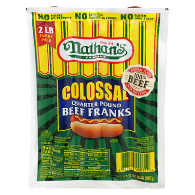 nathans family sz beef franks Acme Coupon