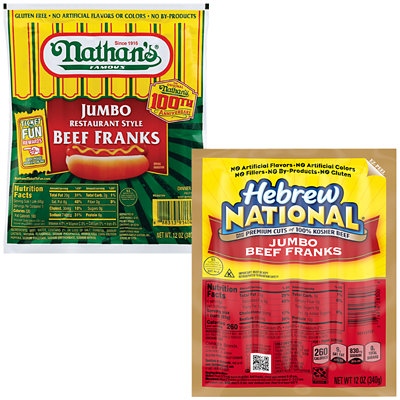 nathan s famous or hebrew national franks Acme Coupon