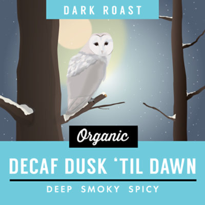 Good Migrations Coffee Organic Shadegrown Dark & Strong Dusk Til Dawn Decaf - 12 Oz