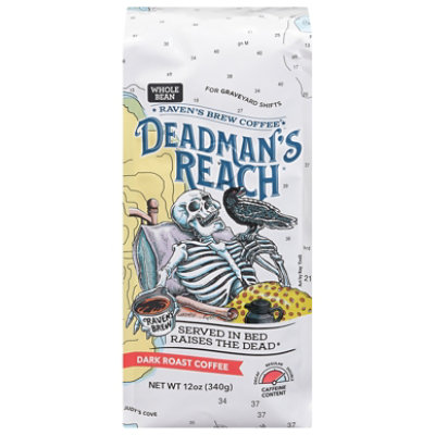 Ravens Brew Coffee Coffee Whole Bean Dark Roast Deadmans Reach - 12 Oz - Image 3