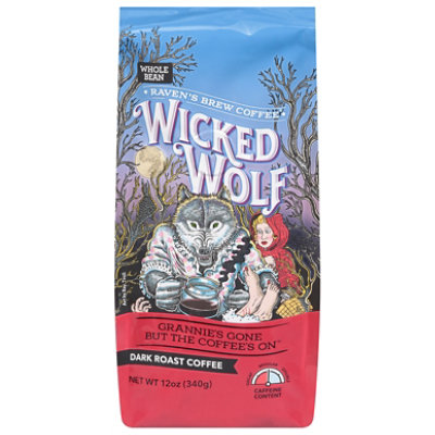 Ravens Brew Coffee Coffee Whole Bean Dark Roast Wicked Wolf - 12 Oz - Image 2