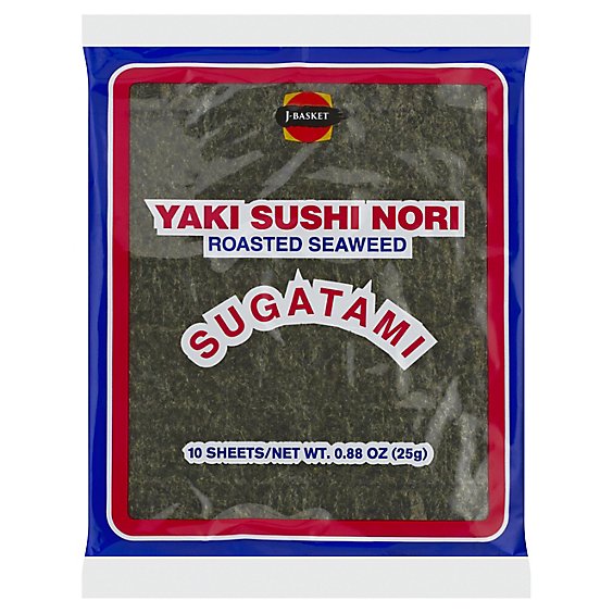 JFC Food Sugatami Yaki Sushi Nori - 10 Count