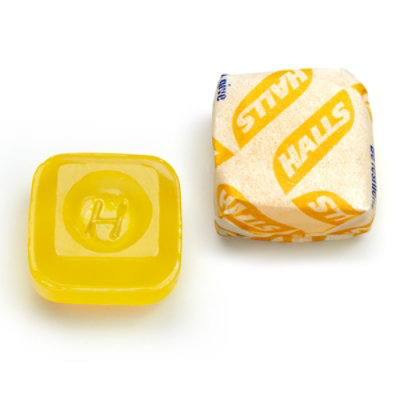 Halls Cough Drops Honey Lemon - 9 Drops - Image 2