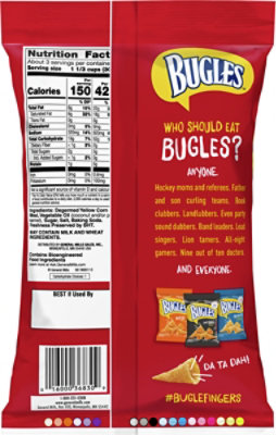 Bugles Snacks Corn Crispy Original - 3 Oz - Image 6