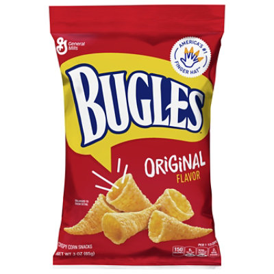 Bugles Snacks Corn Crispy Original - 3 Oz