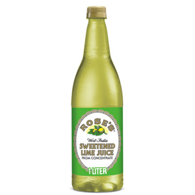 Roses Sweetened Lime Juice Bottle - 1 Liter - Image 1