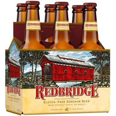 Redbridge Gluten Free Amber Lager Bottles - 6-12 Fl. Oz. - Image 1