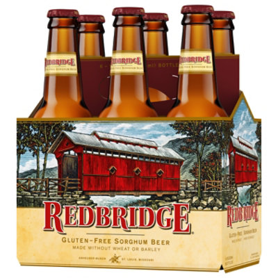 Redbridge Gluten Free Amber Lager Bottles - 6-12 Fl. Oz. - Image 4