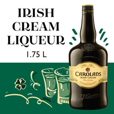 Carolans Irish Cream Liqueur 34 Proof - 1.75 Liter - Image 1