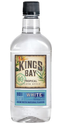Kings Bay Rum Silver Light 80 Proof Traveler - 750 Ml