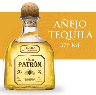 Patron Anejo Tequila Bottle - 375 Ml
