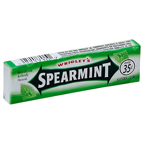 Spearmint Gum - 5 Count