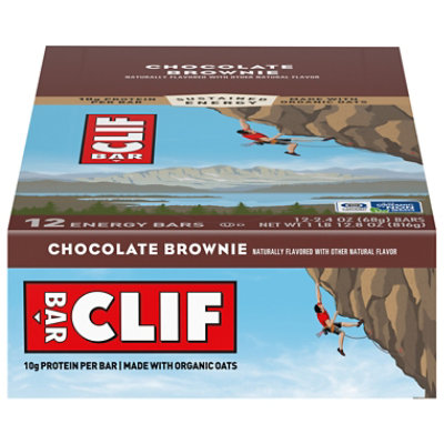 CLIF Energy Bar Chocolate Brownie - 12-2.4 Oz - Image 2