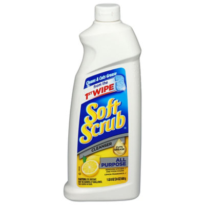 Soft Scrub Lemon Liquid Cleanser - 24 Oz - Image 3