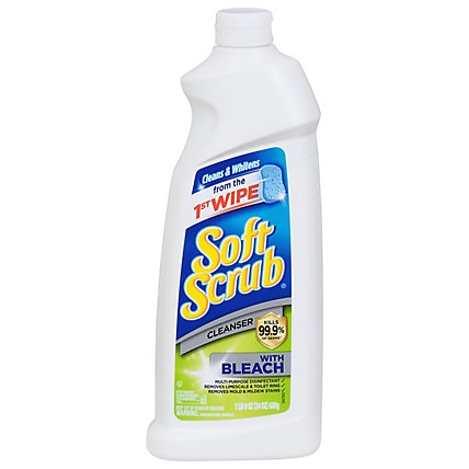 Soft Scrub Cleaner Surface Antibacterial With Bleach - 24 Fl. Oz. - Image 2