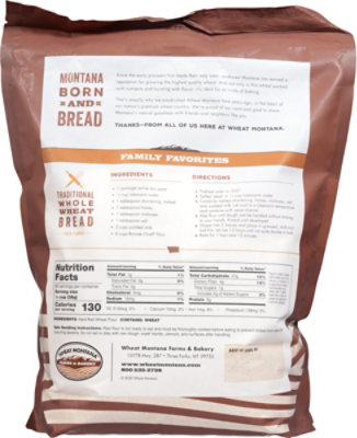 Wheat Montana Bronze Chief Premium Flour - 5 Lb - Image 6