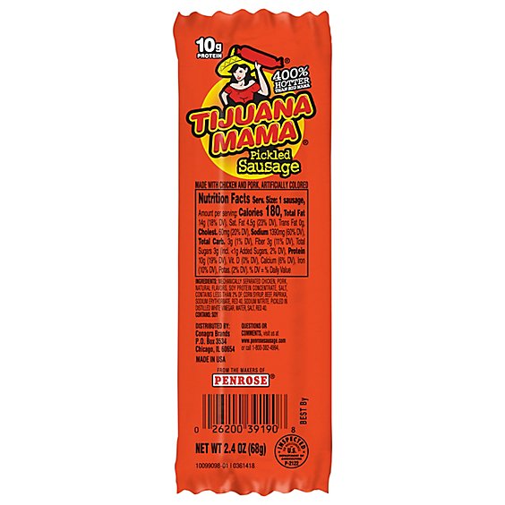 Tijuana Mama Pickled Sausage - 2.4 Oz