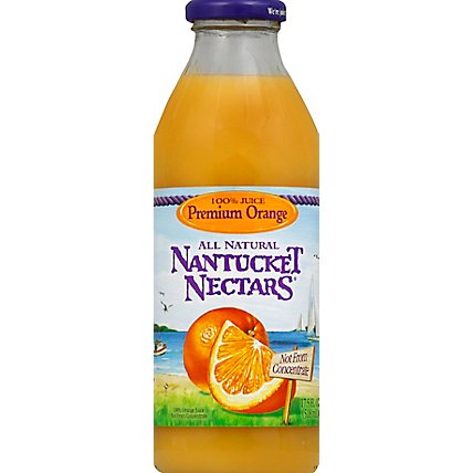 Nantucket Nectars Juice 100% Premium Orange - 17.5 Fl. Oz. - Image 2
