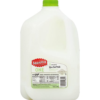 Darigold Milk Lowfat 1% Milk Fat - 1 Gallon - Image 2