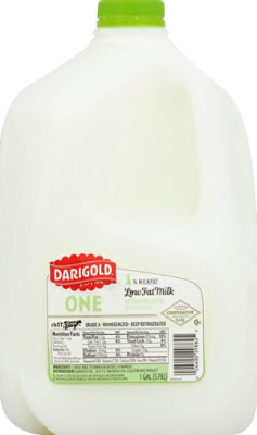 Darigold Milk Lowfat 1% Milk Fat - 1 Gallon - Image 2
