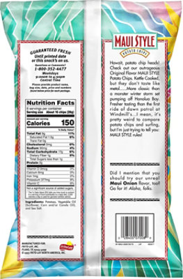 Maui Style Potato Chips Regular - 6 Oz - Image 5