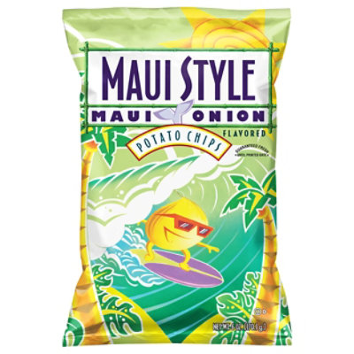Maui Style Potato Chips Maui Onion Flavored - 6 Oz - Image 2
