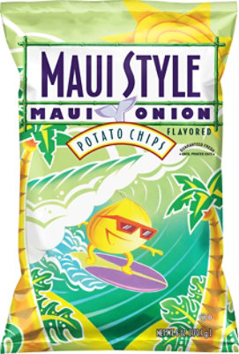 Maui Style Potato Chips Maui Onion Flavored - 6 Oz - Image 1