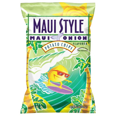 Maui Style Potato Chips Maui Onion Flavored - 6 Oz