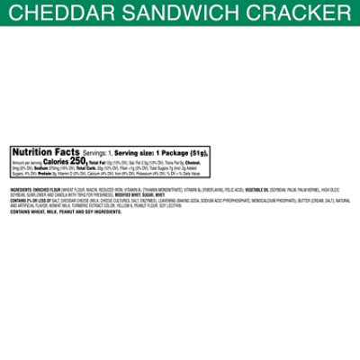 Keebler Sandwich Crackers Club and Cheddar Single Serve Snack Crackers - 1.8 Oz - Image 5