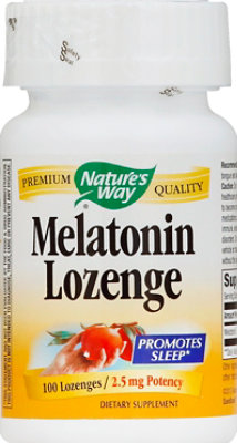 Natures Way Melatonin 2.5 mg Potency LOzenges - 100 Count - Image 2