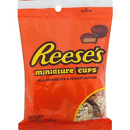 Reeses Peanut Butter Cups Milk Chocolate Miniatures - 5.3 Oz - Image 2