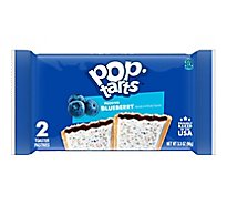 Pop-Tarts Toaster Pastries Breakfast Foods Frosted Blueberry 2 Count - 3.3 Oz