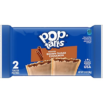 Pop-Tarts Toaster Pastries Breakfast Foods Frosted Brown Sugar 2 Count - 3.3 Oz - Image 2