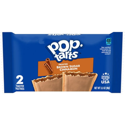 Pop-Tarts Toaster Pastries Breakfast Foods Frosted Brown Sugar 2 Count - 3.3 Oz - Image 1