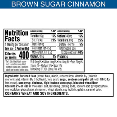 Pop-Tarts Toaster Pastries Frosted Brown Sugar Breakfast Foods 2 Count - 3.3 Oz - Image 7