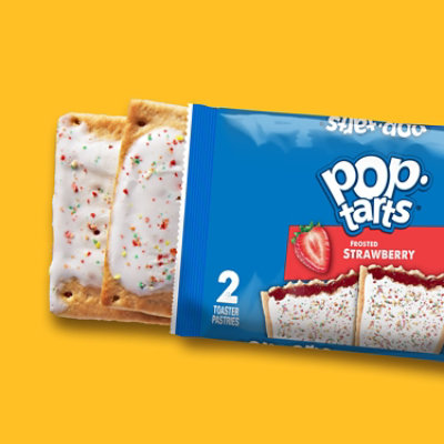 Pop-Tarts Toaster Pastries Breakfast Foods Frosted Strawberry 2 Count - 3.3 Oz - Image 3