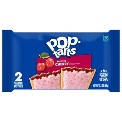 Pop-Tarts Toaster Pastries Frosted Cherry Breakfast Foods 2 Count - 3.3 Oz - Image 7