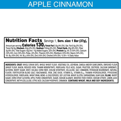 Nutri-Grain Soft Baked Breakfast Bars Apple Cinnamon Made with Whole Grains - 1.3 Oz - Image 5
